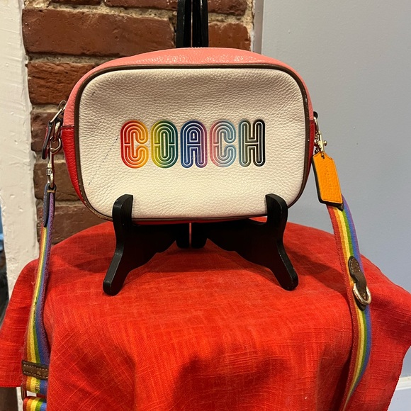 Coach Mini Jamie Crossbody Rainbow Pride Limited Edition...